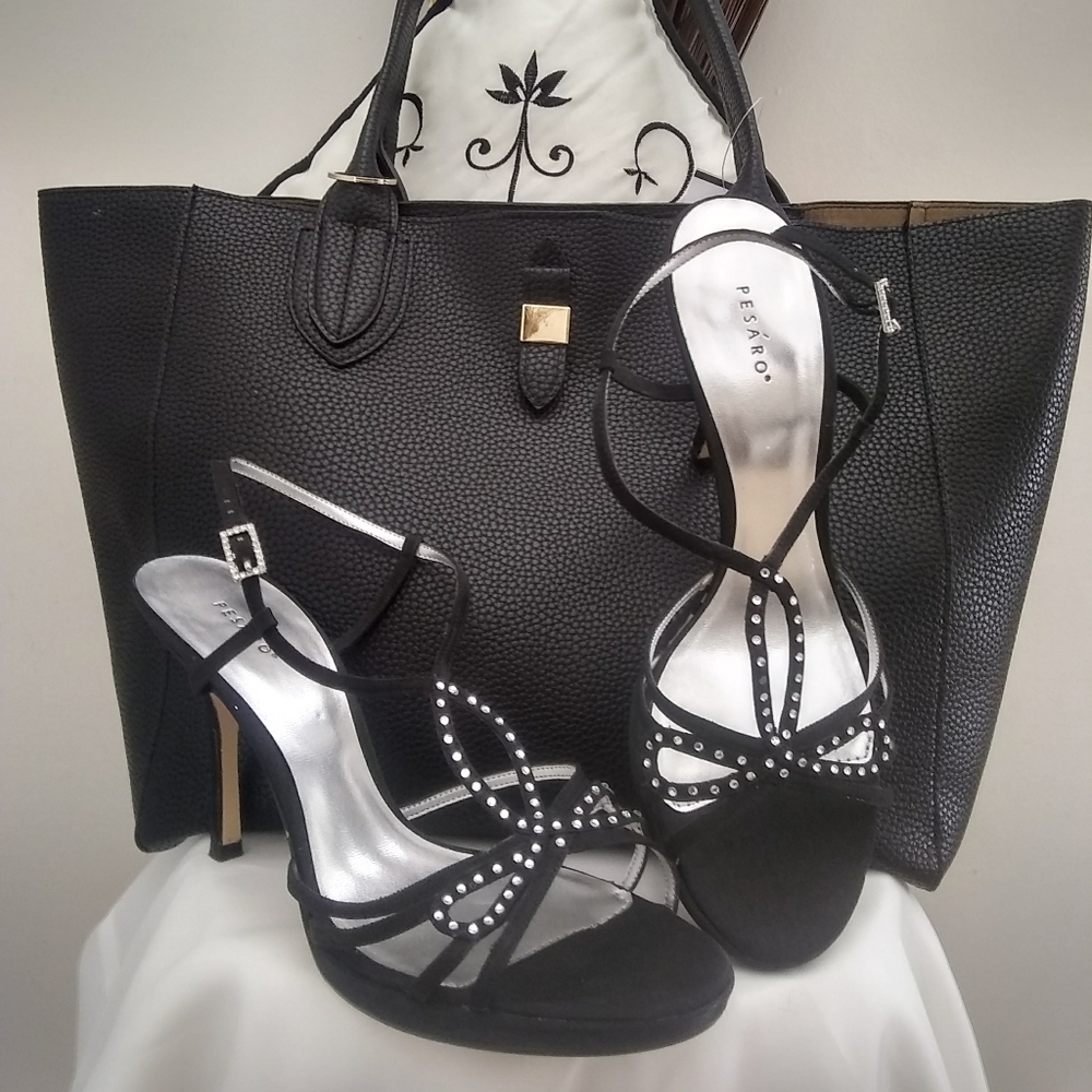 Pesaro Heels & Stewart Neverfull Bag